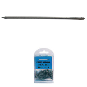 Aiguille acier 25mm - 50g
